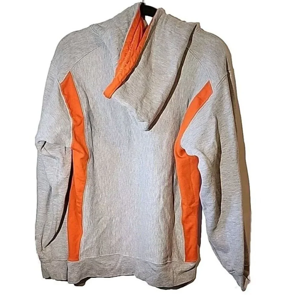 Badger Clemson Sport Long Sleeve Hoodie South Carolina Gray Orange Small